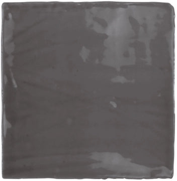 Carmen Ceramica, Vintage - Graphite, Brillo, 15x15cm, 8.90mm, Rett.