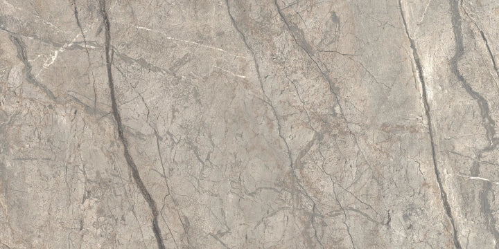 Ceramiche Caesar, Anima Futura - AGB6 - Amazing Silver, Lucidato, 60x120cm, 9.00mm, Rett.