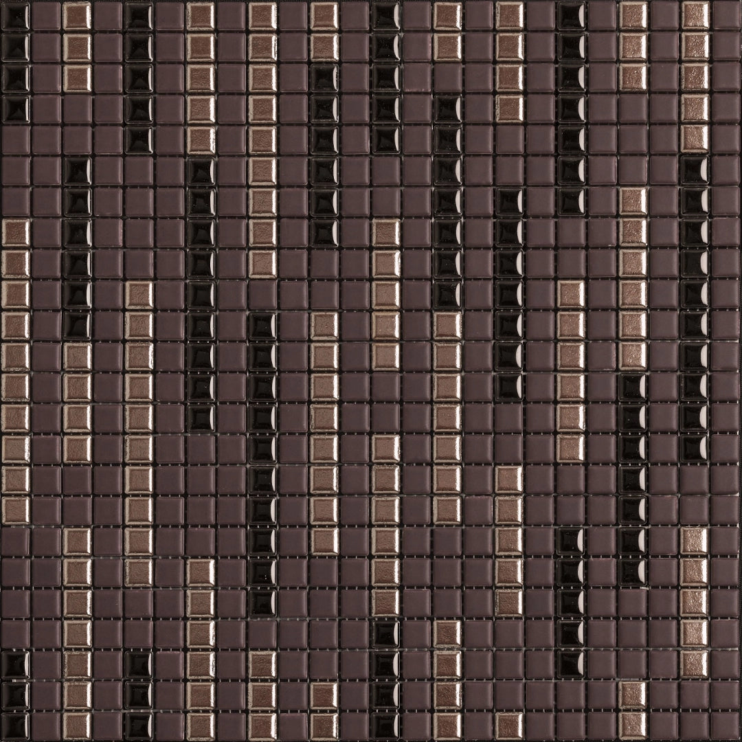 Appiani, Allure - DIV 4004 - Ginger 02 Black/Bronzo/Melanzana, Naturale, 30x30cm, 7.20mm