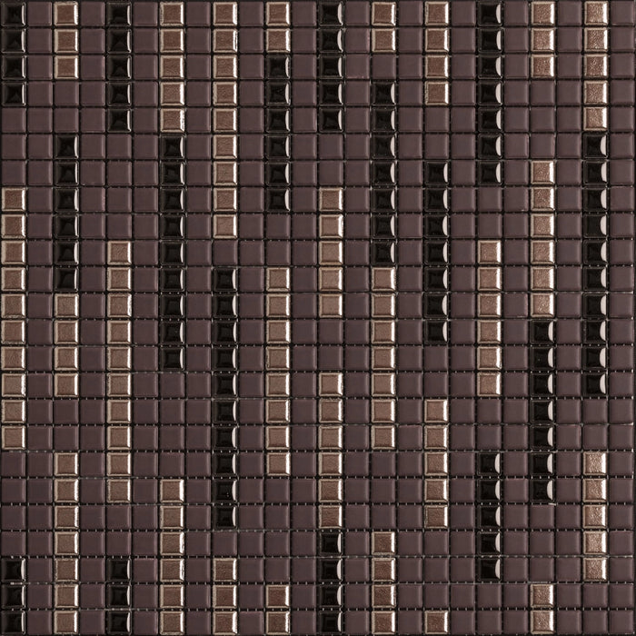 Appiani, Allure - DIV 4004 - Ginger 02 Black/Bronzo/Melanzana, Naturale, 30x30cm, 7.20mm