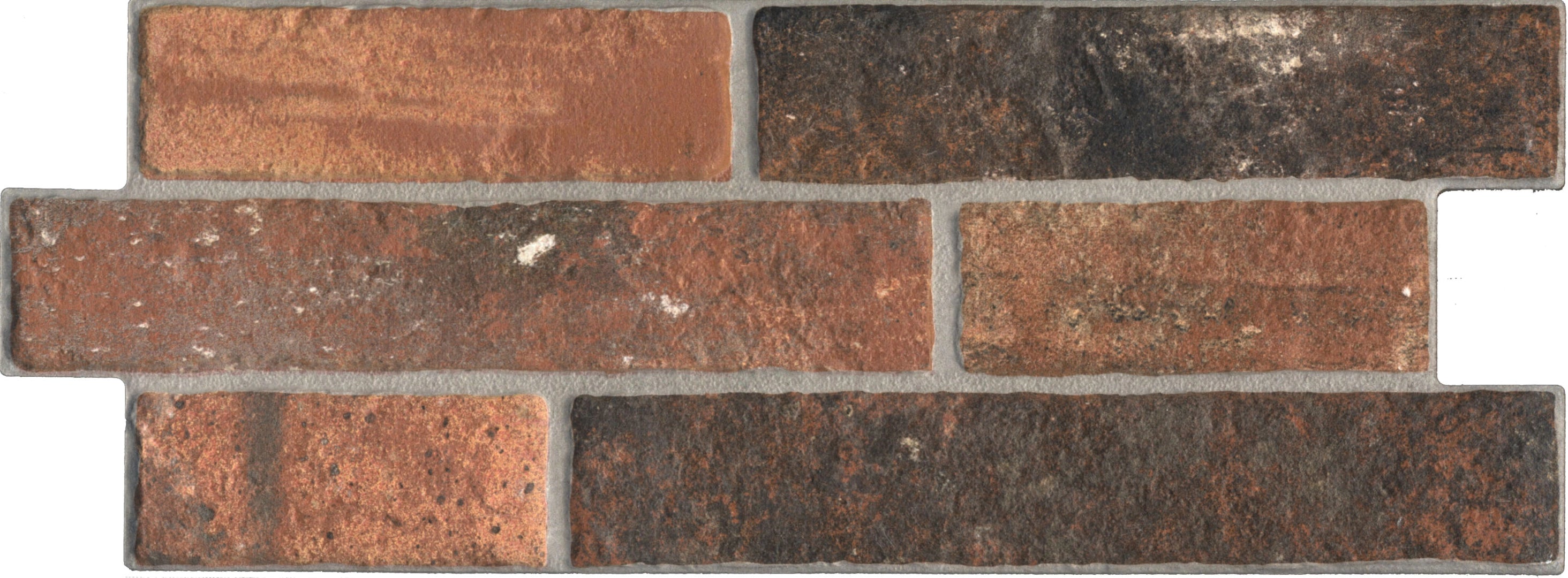 Walls&More by Keradom, Argille - Q200 - Rame, Naturale, 16x40cm, 10.00mm