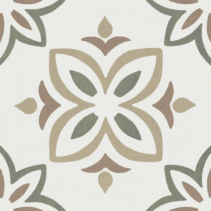 Harmony Inspire, Provenza - Green Petals, Matt, 22.3x22.3cm, 9.00mm, Rett.