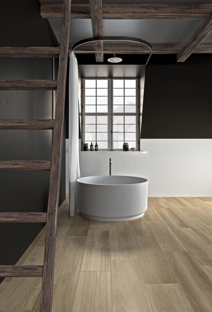 Unicom Starker, Wooden - Aspen, Naturale, 40x120cm, 20.00mm, Rett.