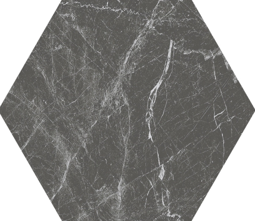 Tau Ceramica, Cosmo - Black, Matt, 20x24cm, 9.00mm, Rett.