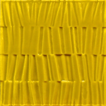 Gigacer, Bamboo - Giallo Senape, Craquelé, 15x15cm, 10.00mm