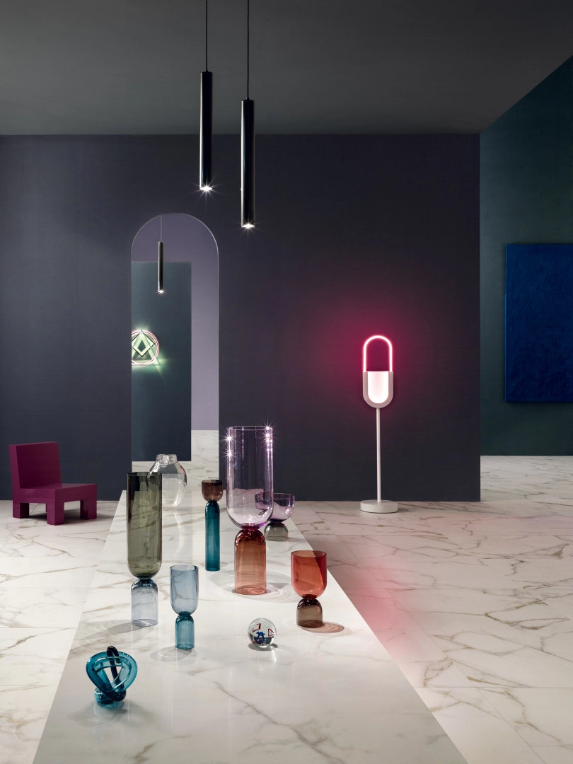 Lea Ceramiche, Delight - LGXDLX2 - Marquina Nero, Lucido, 60x120cm, 9.50mm, Rett.