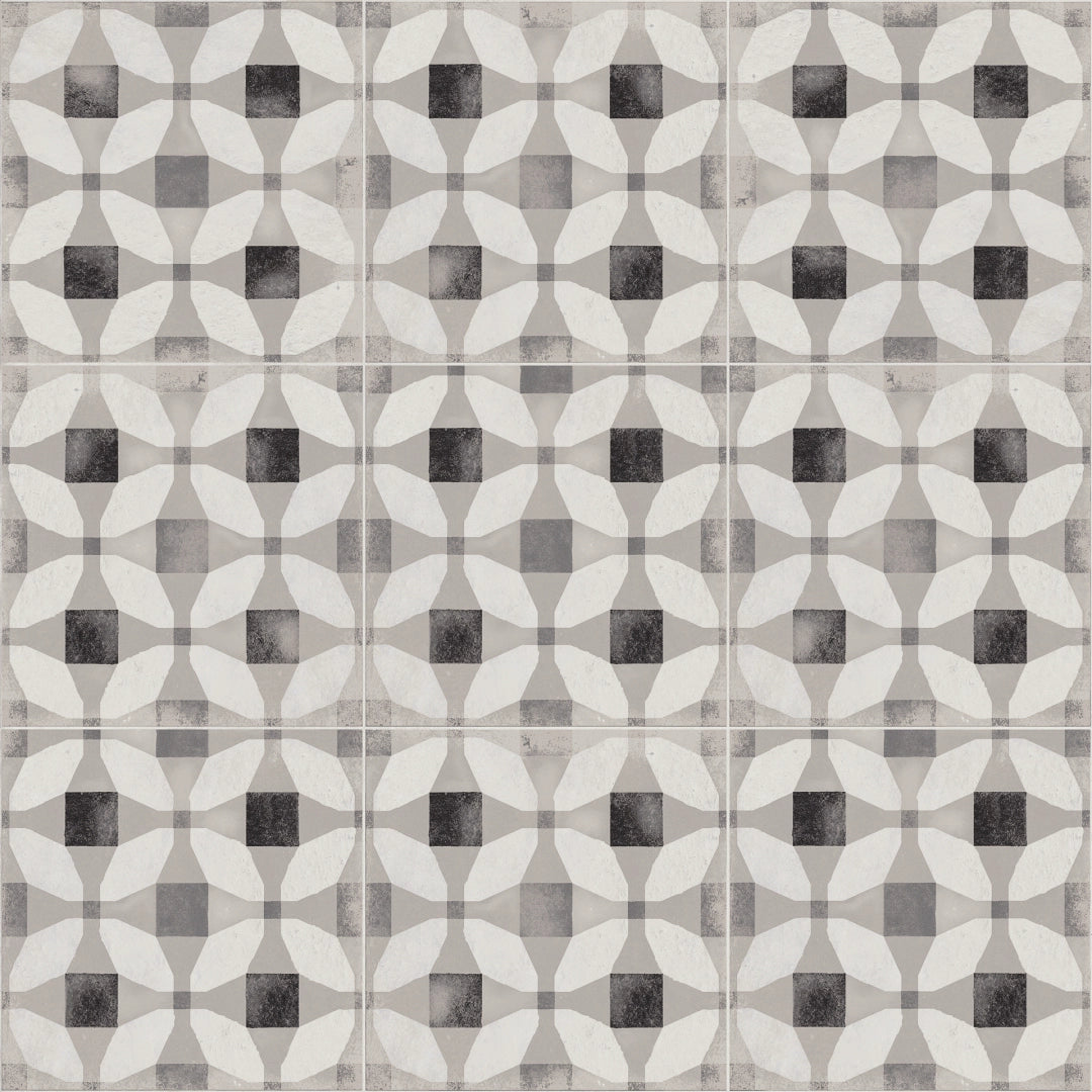 Ceramiche Castelvetro, Cementine - CCM20R99B - Tappeto B, Naturale, 20x20cm, 10.00mm, Rett.