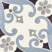 Faetano by Del Conca, Paris - 20PR00MBA - Montmatre Blu, Matt, 20x20cm, 8.50mm, Rett.