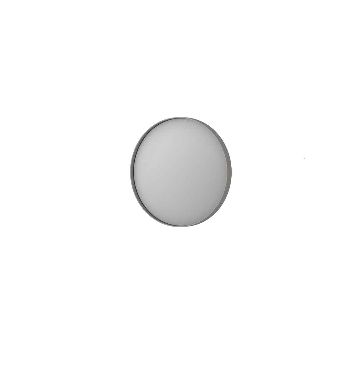 Ink SP15 spiegel rond in kader 40cm - geborsteld RVS
