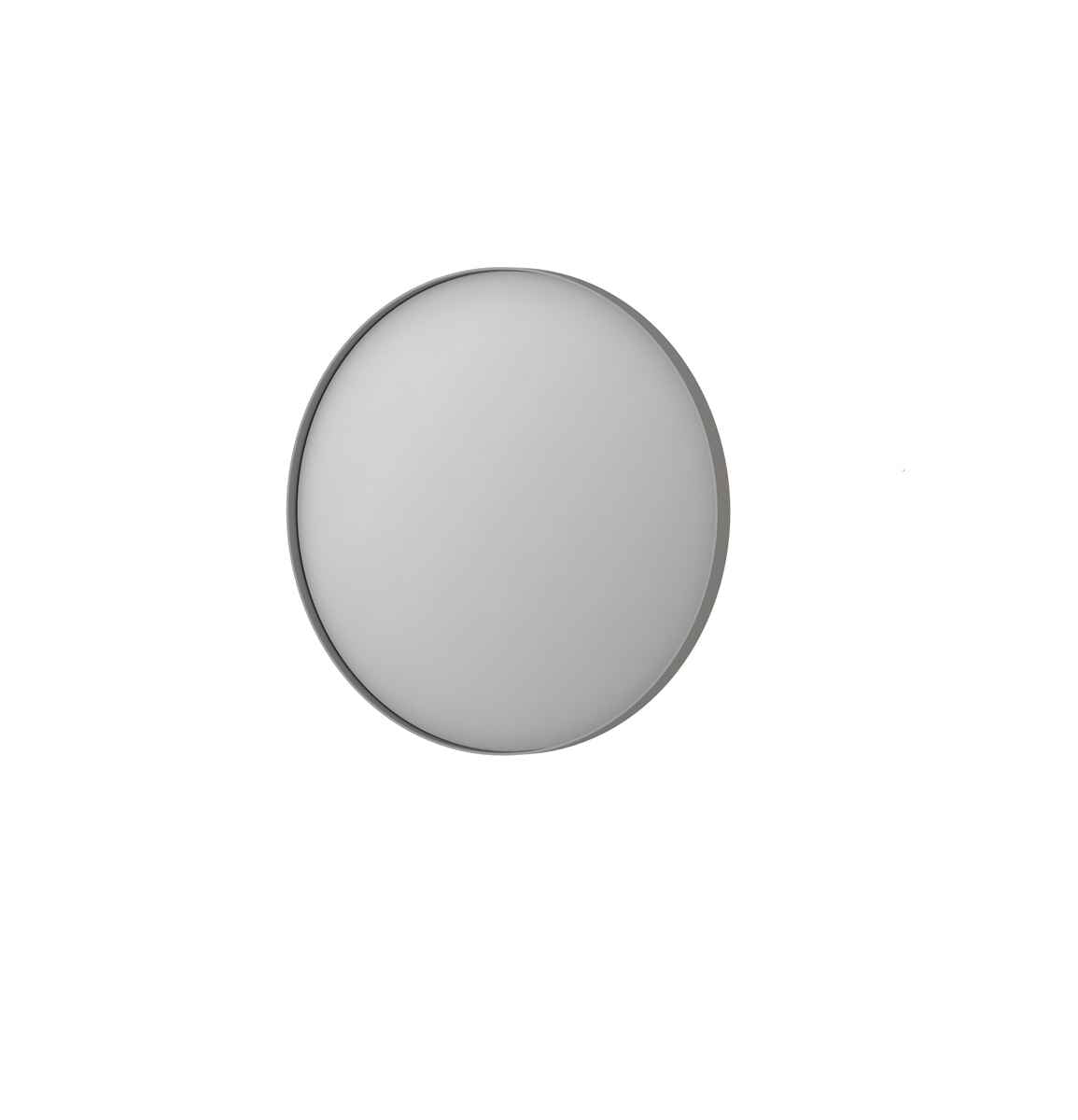 Ink SP15 spiegel rond in kader 60cm - geborsteld RVS