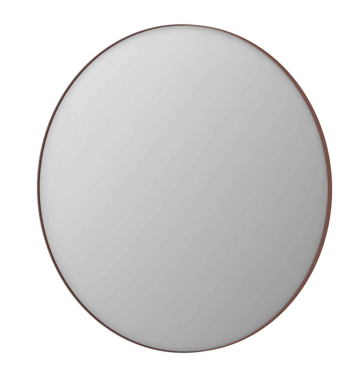Ink SP15 spiegel rond in kader 120cm - Geborsteld koper