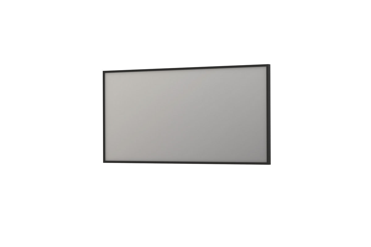 Ink SP18 spiegel in kader 160x80cm - mat zwart