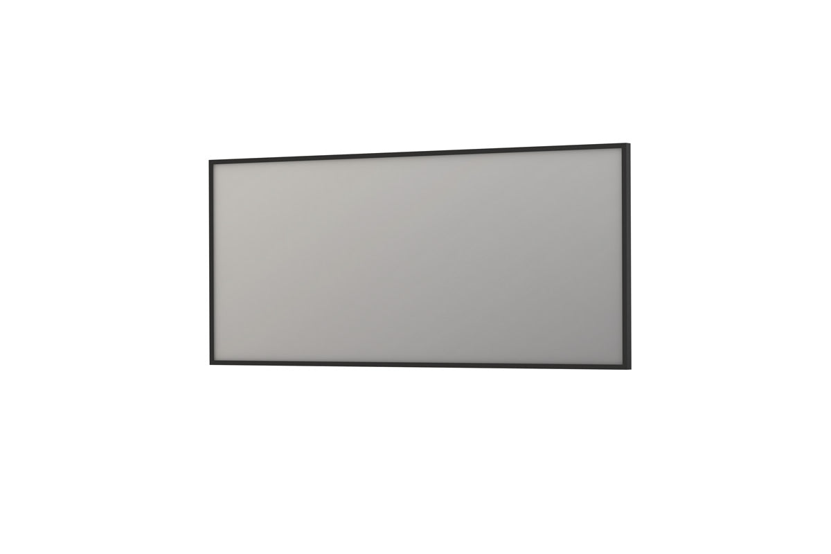 Ink SP18 spiegel in kader 180x80cm - mat zwart