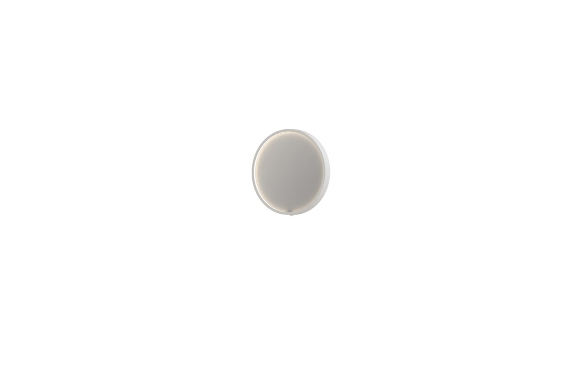 Ink SP24 spiegel rond in kader 40cm directe LED - mat wit