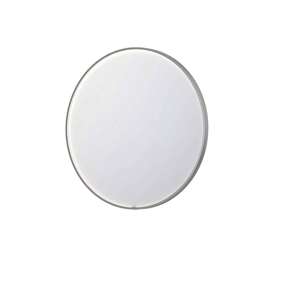 Ink SP24 spiegel rond in kader 80cm directe LED - geborsteld RVS