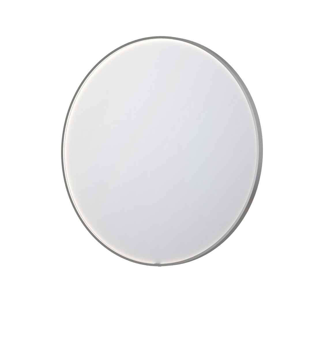 Ink SP24 spiegel rond in kader 120cm directe LED - geborsteld RVS
