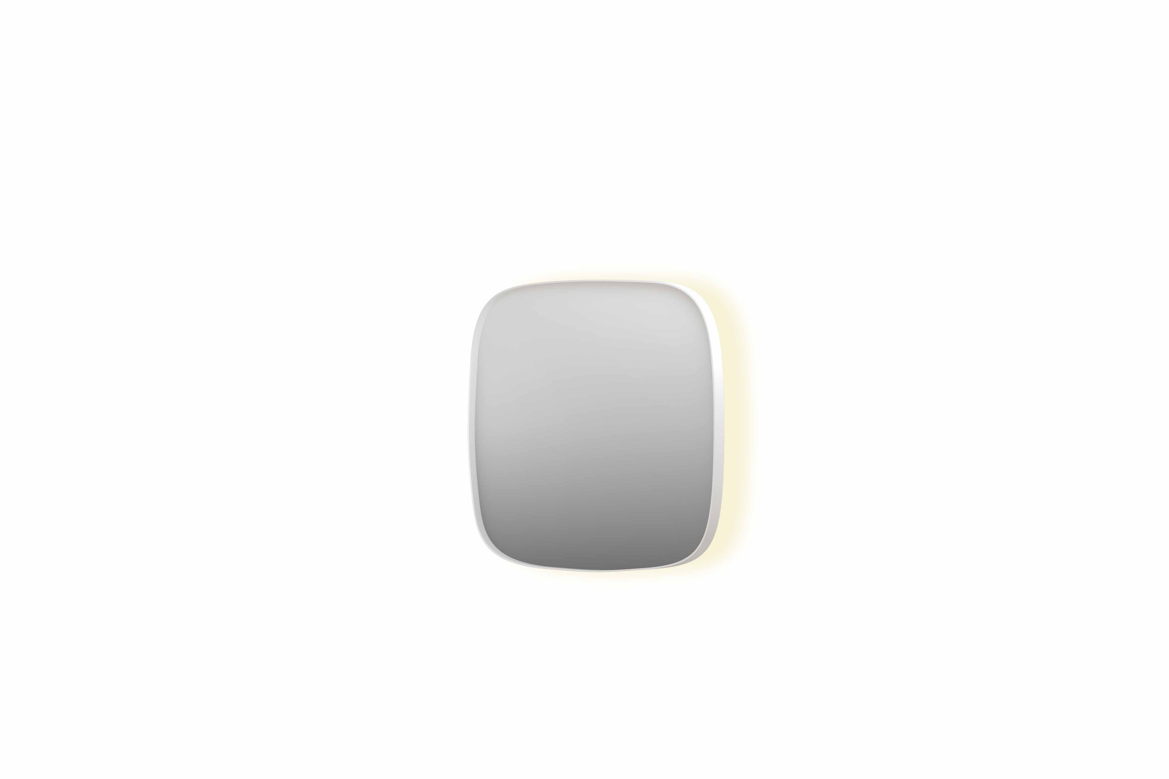 Ink SP30 spiegel contour in kader 60x60cm indirecte LED - mat wit