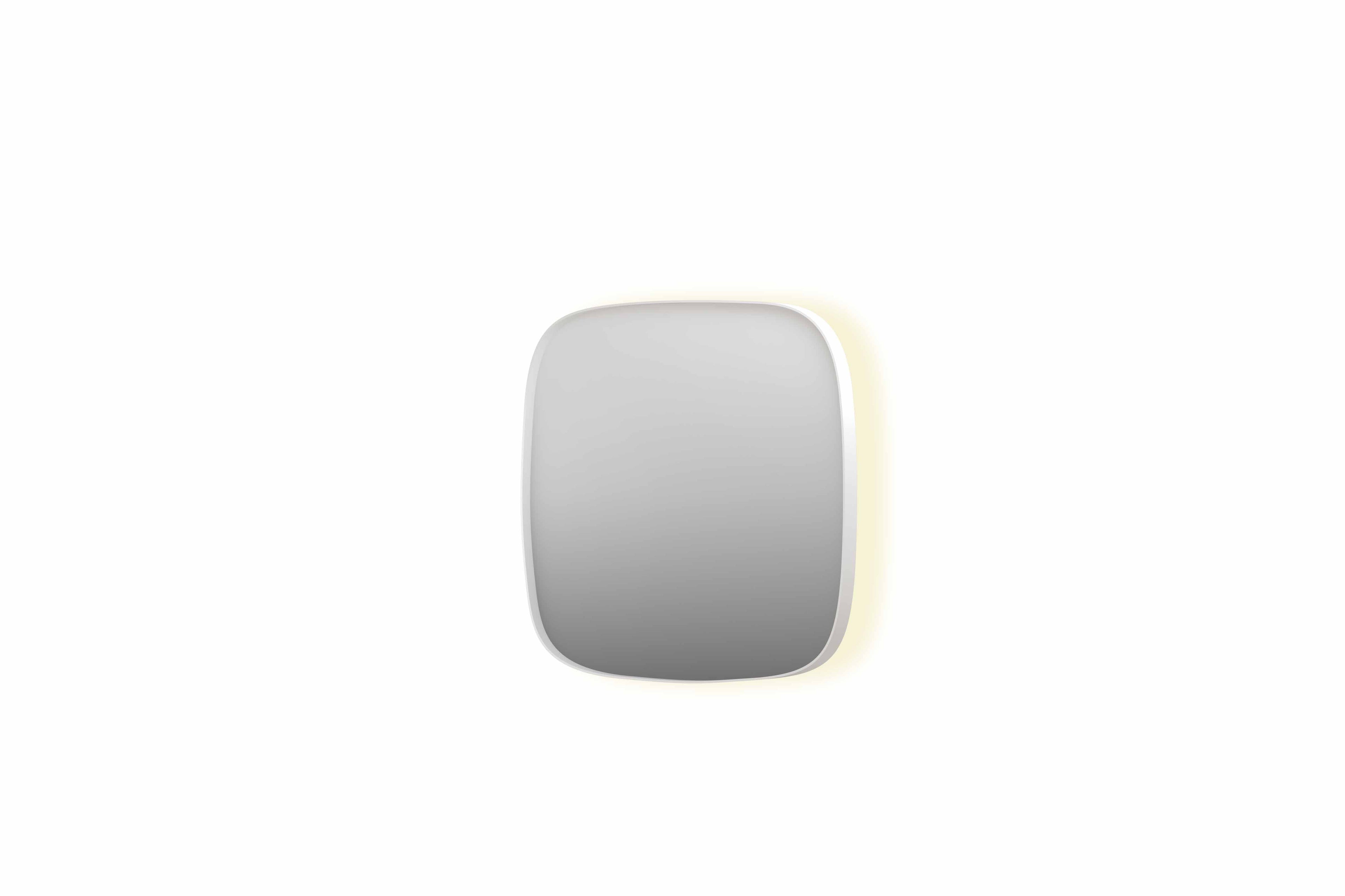 Ink SP30 spiegel contour in kader 80x80cm indirecte LED - mat wit