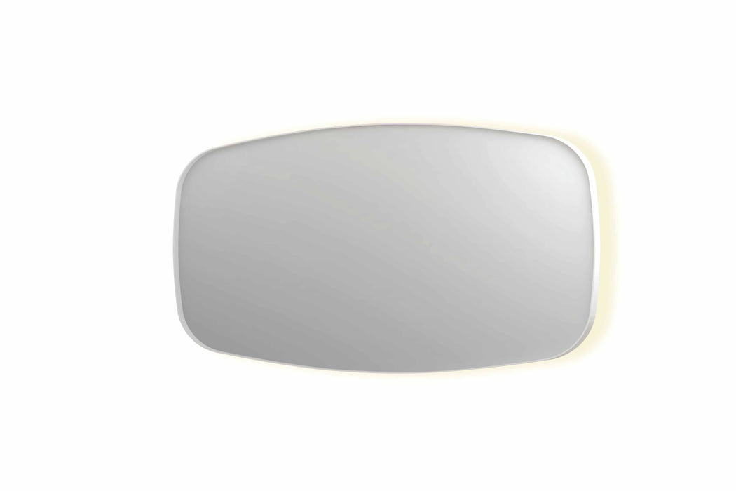 Ink SP30 spiegel 160x80cm - indirecte LED verlichting rondom, Mat Wit - 8409781