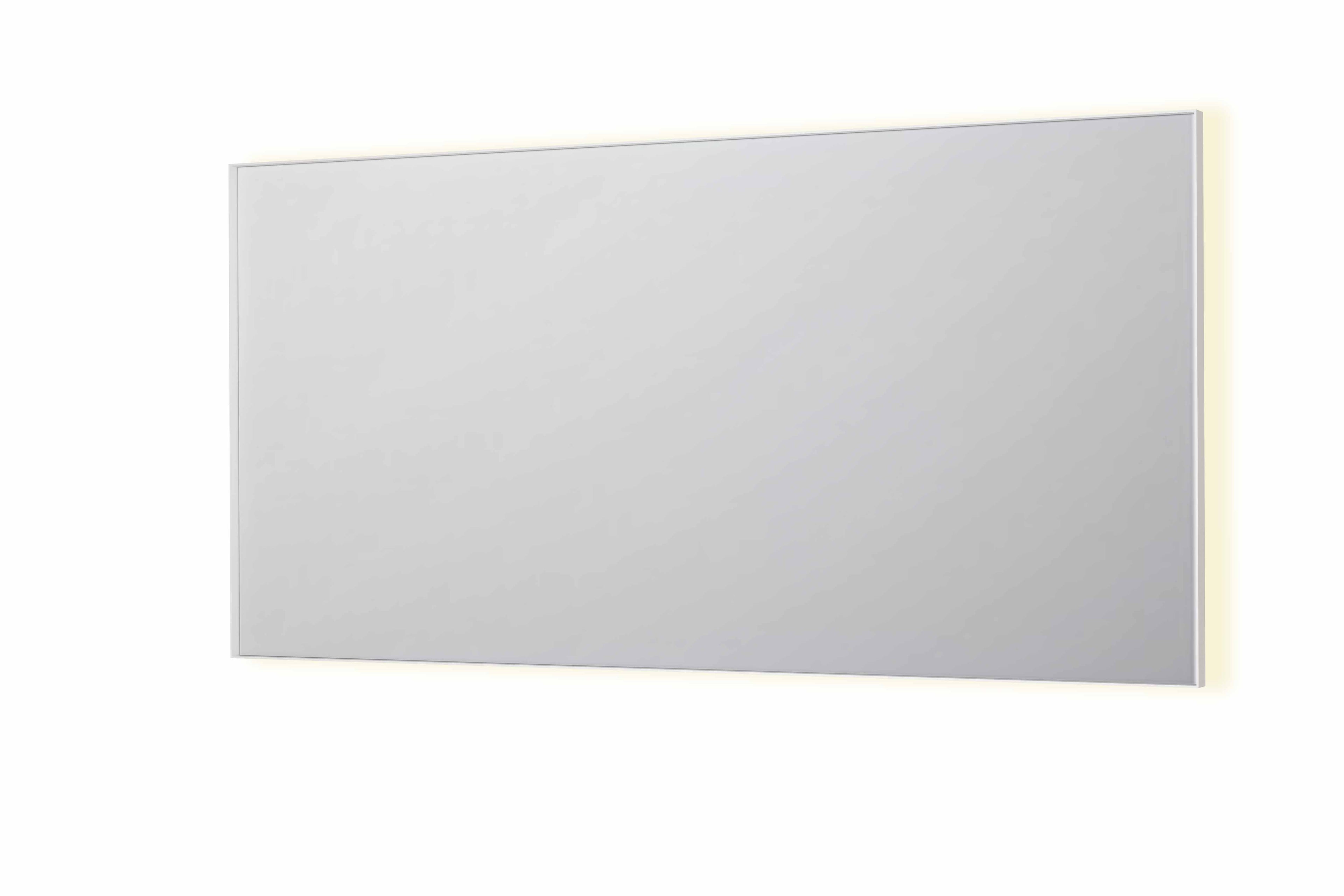 Ink SP32 spiegel in kader 160x80cm indirecte LED verlichting rondom - mat wit