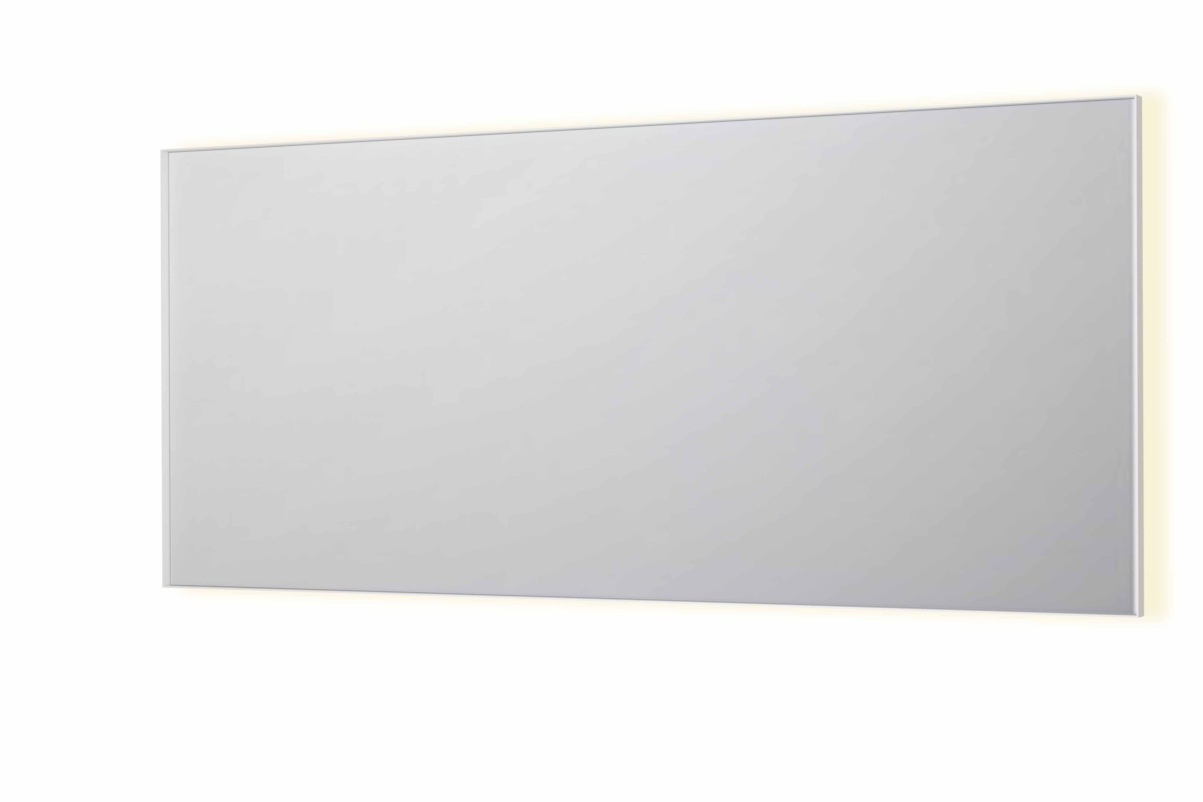 Ink SP32 spiegel in kader 180x80cm indirecte LED verlichting rondom - mat wit