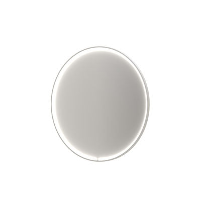 Ink SP33 spiegel rond in kader 120cm directe & indirecte LED - mat wit