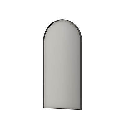 Ink SP36 spiegel toog in kader 50x100cm indirecte LED - mat zwart