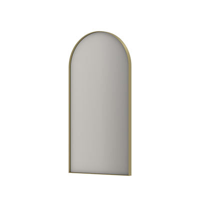Ink SP36 spiegel toog in kader 50x100cm indirecte LED - Geborsteld Mat Goud