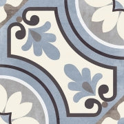 Faetano by Del Conca, Paris - 20PR00SBA - Saint Germain Blu, Matt, 20x20cm, 8.50mm, Rett.