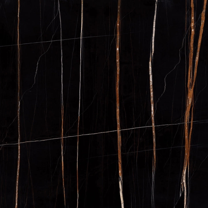 Marazzi, Grande_marble Look - MEN4 - Sahara Noir, Lux, 120x120cm, 6.00mm, Rett.