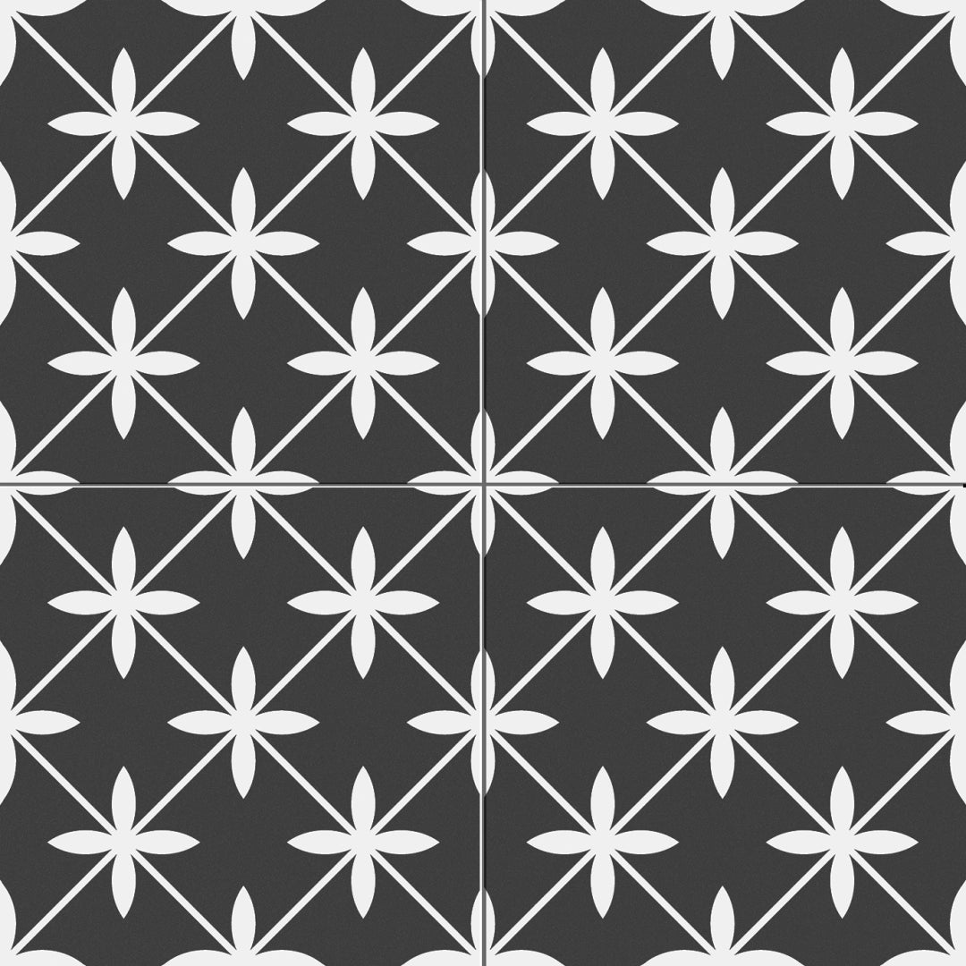 Prissmacer, Pre. Leeds/pre. Star/pre. Windso - Pre. Star Black, Matt, 45x45cm, 8.50mm, Rett.