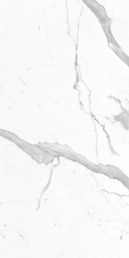 Impronta Ceramiche, Marmi di Impronta - MB01XXL - Statuario Bianco, Lappato, 160x320cm, 6.00mm, Rett.