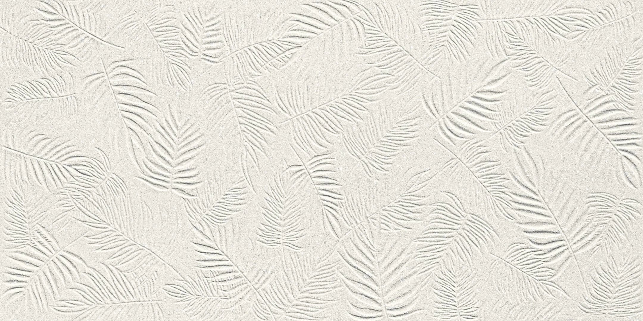 Atlas Concorde, 3d Wall Carve - A578 - Leaf White, Matt, 40x80cm, 8.50mm, Rett.