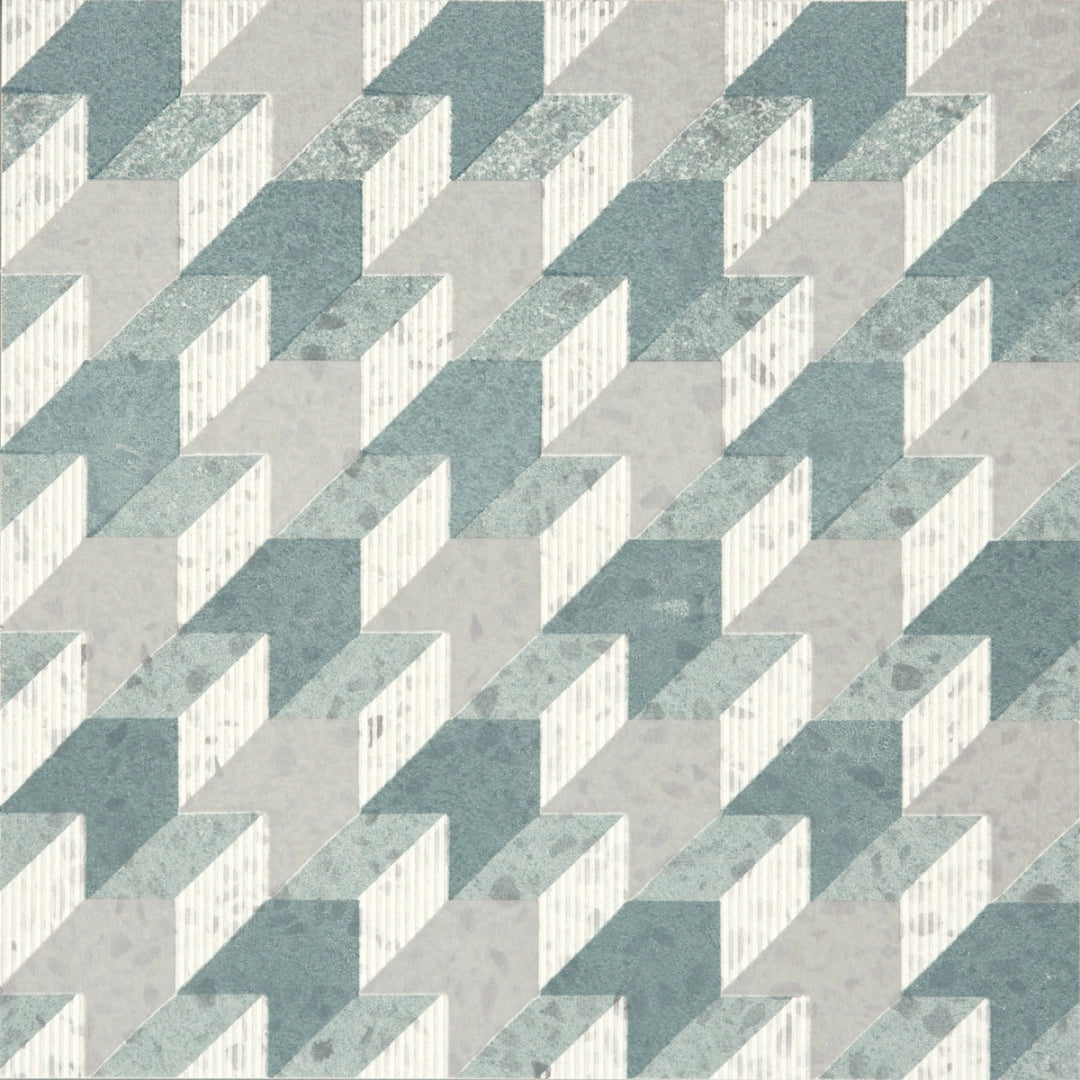 Ceramica Magica, Arte Moderna - MAARMOBL3 - Blue Tre, Matt, 30x30cm, 9.00mm, Rett.