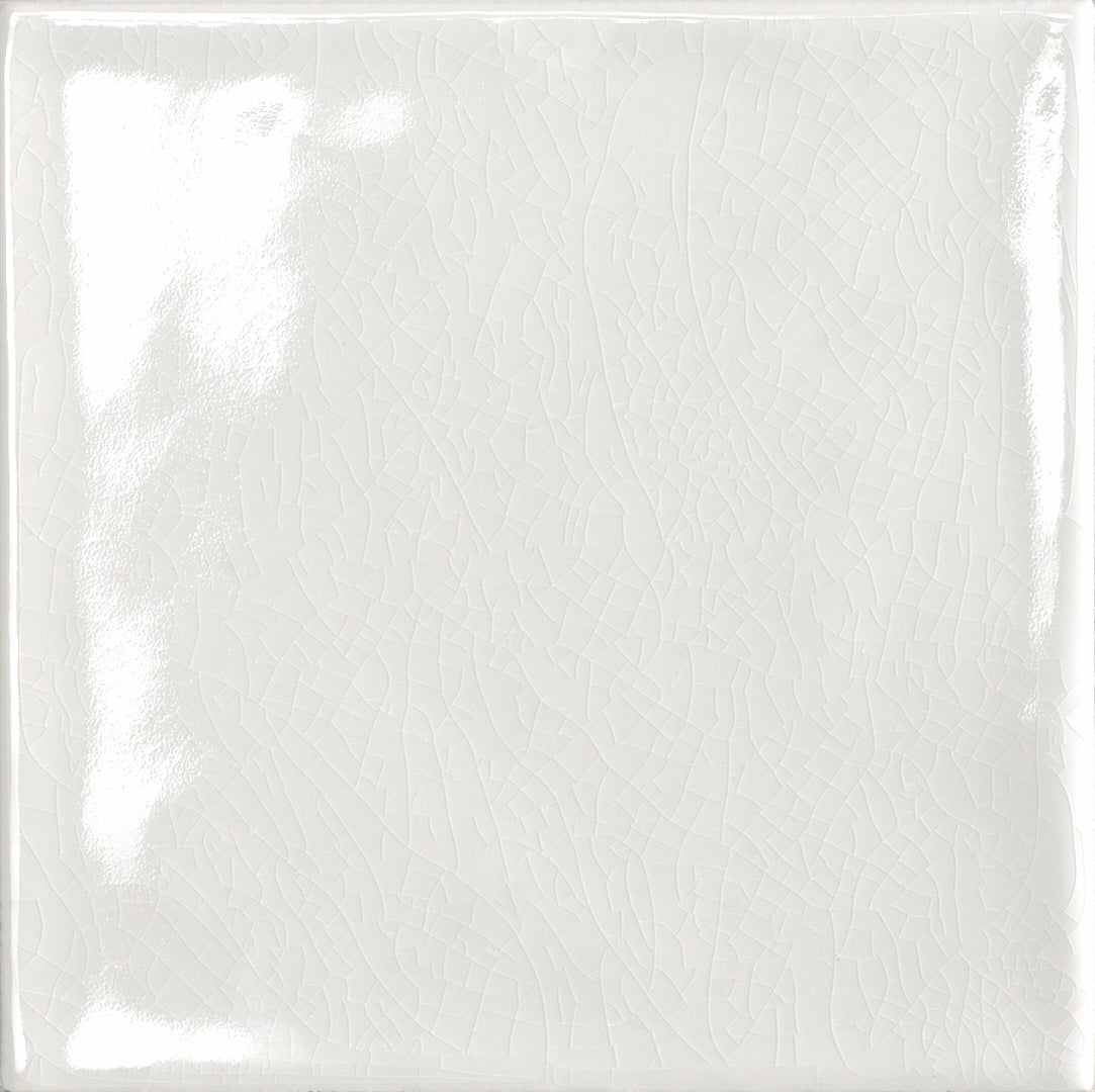 Tonalite, Kraklè - 1600 - Bianco, Lucida, 15x15cm, 7.00mm, Rett.