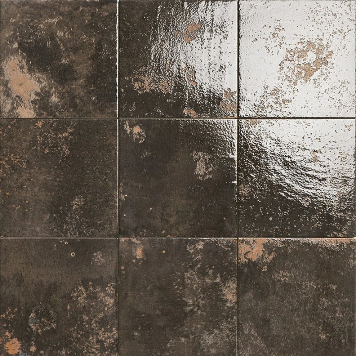 Mainzu, Meraki - Black, Brillo, 20x20cm, 10.00mm, Rett.
