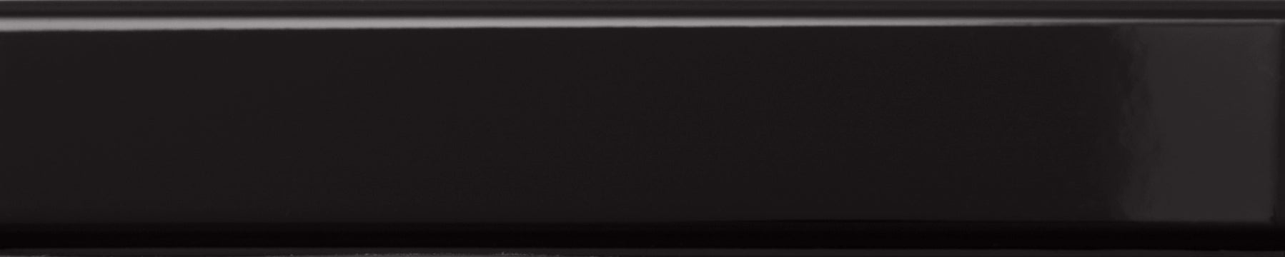 Quintessenza Ceramiche, Tinte - TNT111L - Nero, Lucido, 5x25cm, 10.00mm, Rett.