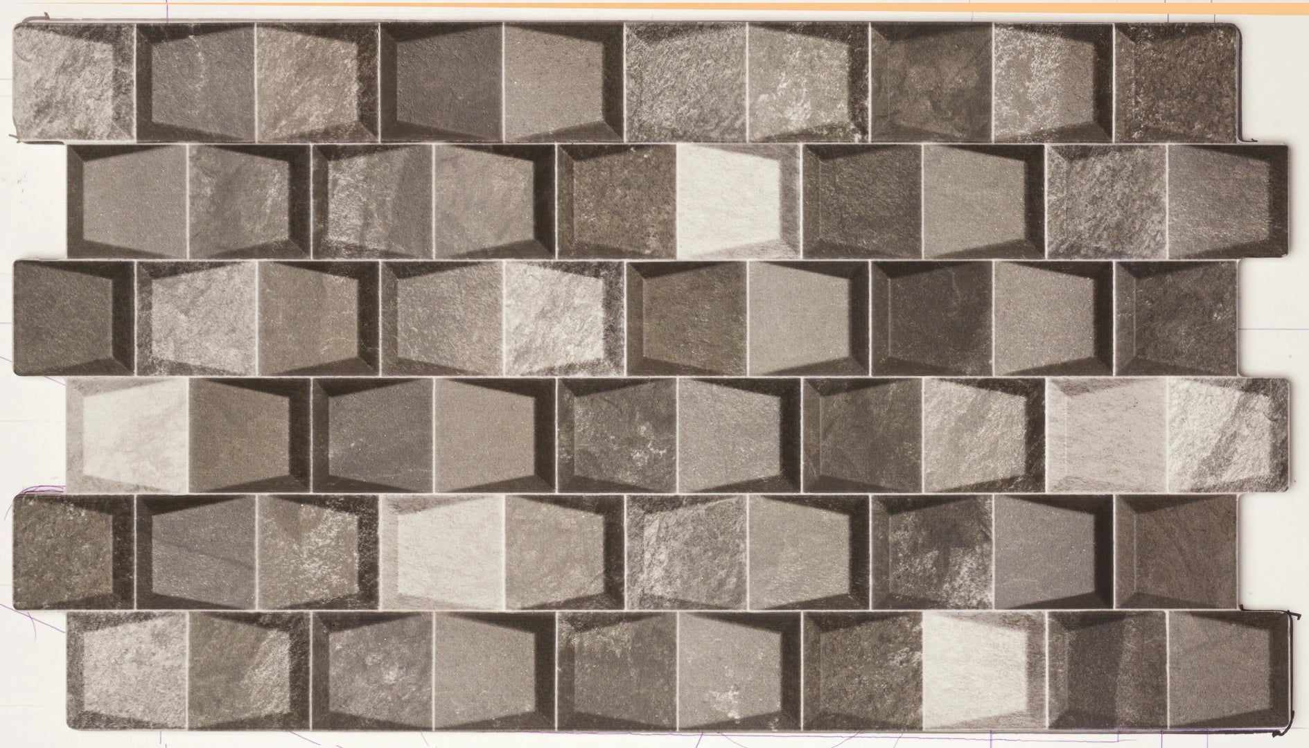 Realonda, Megane - Gris, Satin, 31x56cm, 13.00mm