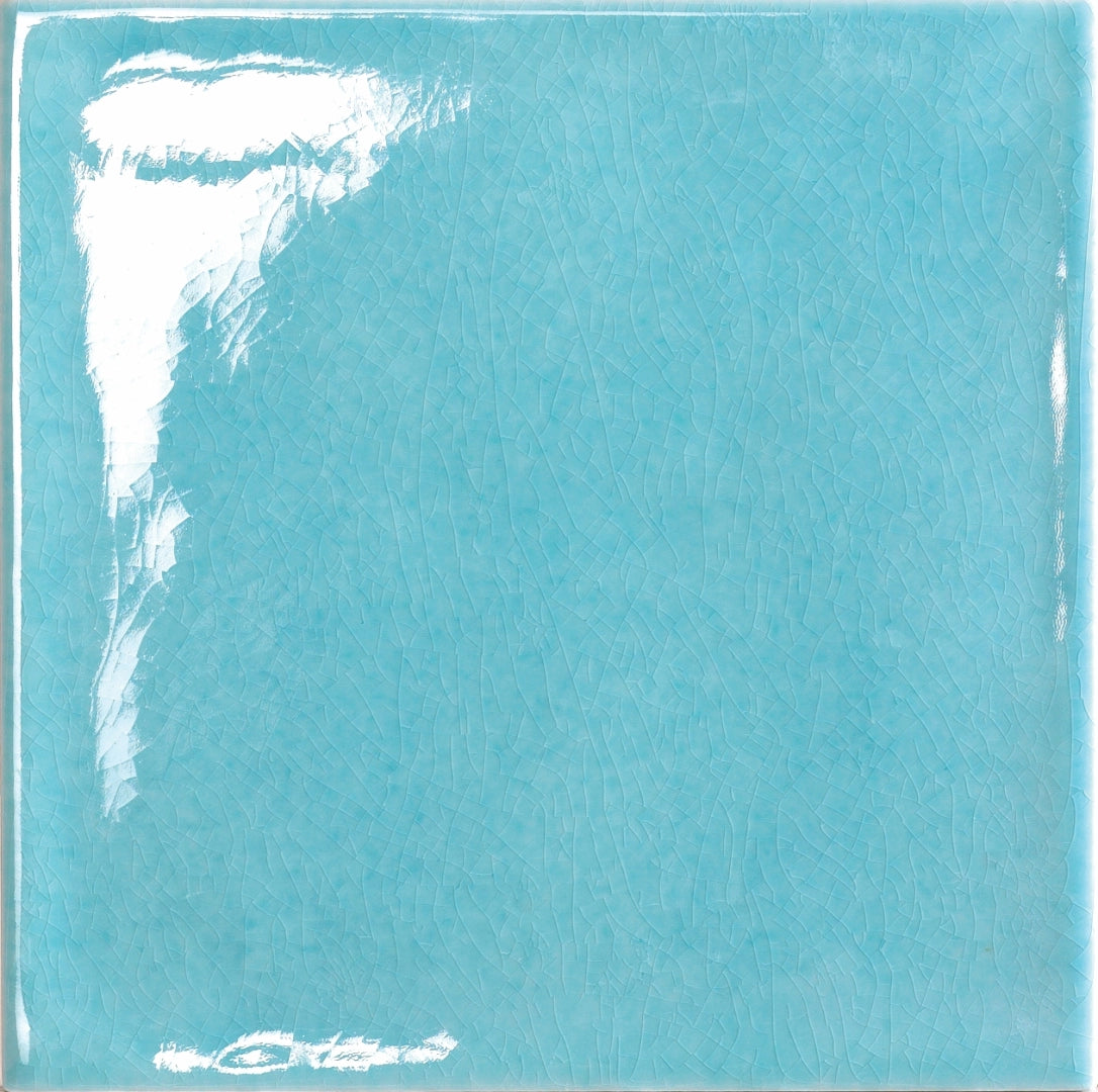 Tonalite, Kraklè - 1604 - Azzurro, Lucida, 15x15cm, 7.00mm, Rett.