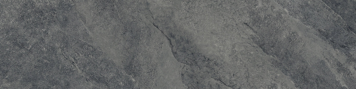 Ceramiche Keope, Ubik - FGE1 - Anthracite, Natural R10, 30x120cm, 9.00mm, Rett.