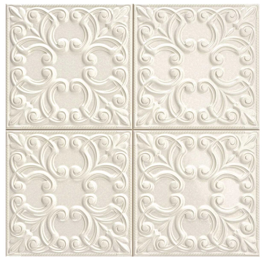 Realonda, Tin Tile - Zinc, Brillo, 44x44cm, 10.00mm
