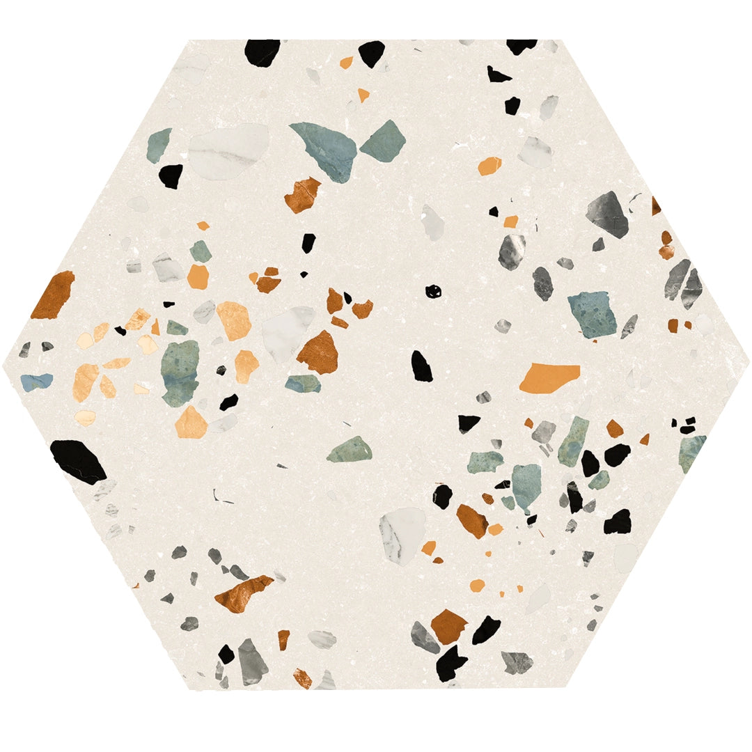 Prissmacer, Hex. Gobi - Nude, Matt, 20x24cm, 11.00mm, Rett.