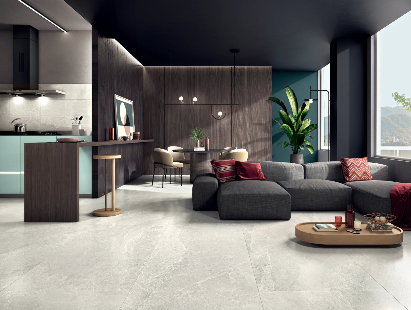 Blustyle, Advantage - Silver, Lappata, 90x90cm, 9.00mm, Rett.