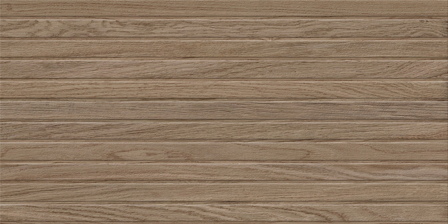 Saloni Ceramica, Woodstrip - Nogal, Matt, 30x60cm, 9.50mm, Rett.