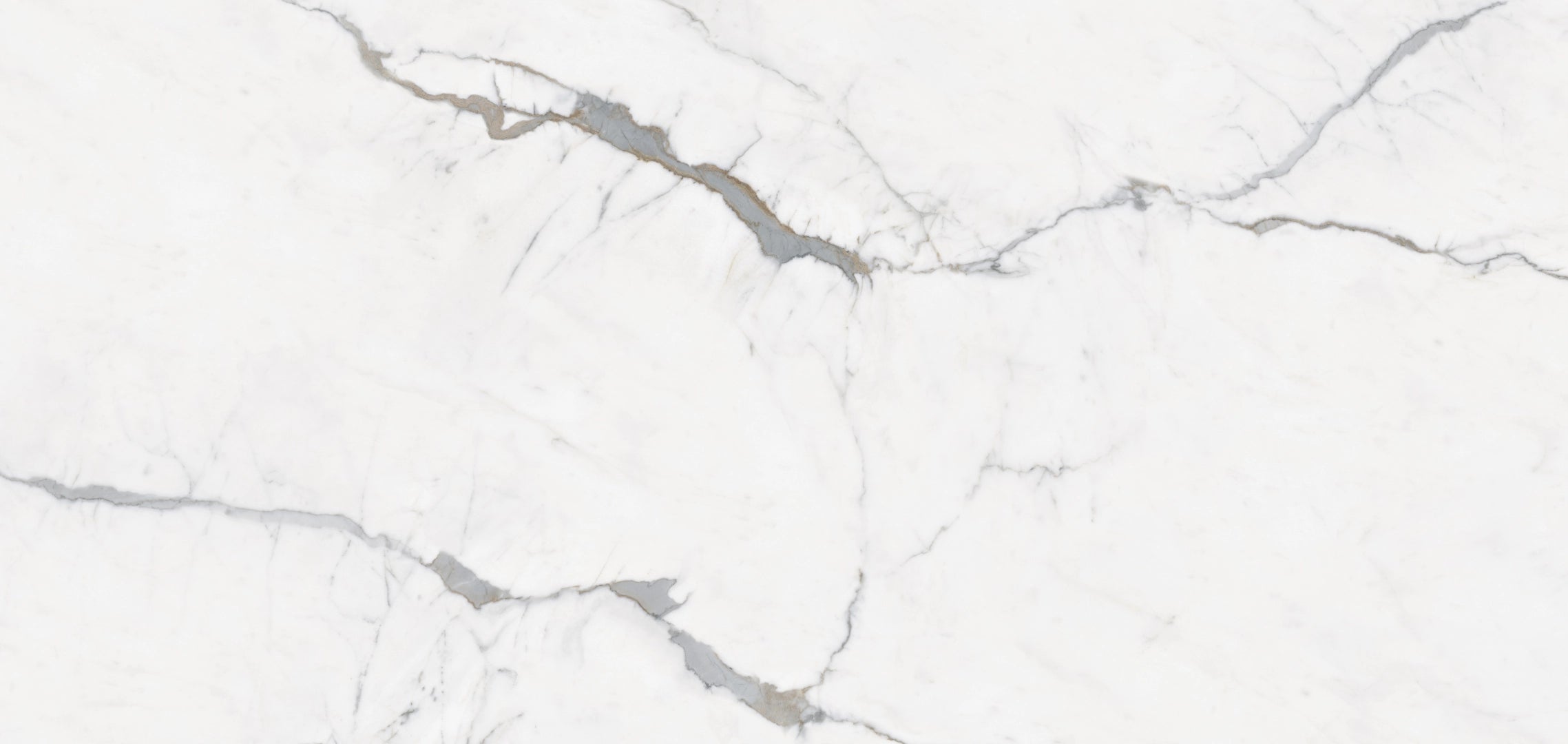 Pastorelli Ceramiche, Sunshine - P010366 - Su Calacatta White, Naturale, 120x260cm, 6.50mm, Rett.