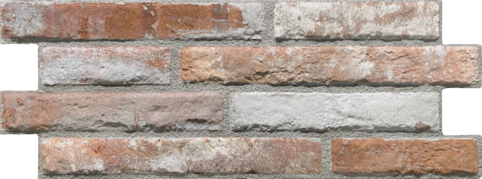 Walls&More by Keradom, Industrial - Red, Naturale, 16x40cm, 10.00mm