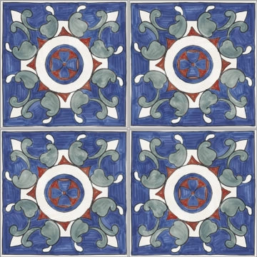 Ceramica Valsecchia, Amalfi - 1, Glossy, 15x15cm, 8.50mm, Rett.
