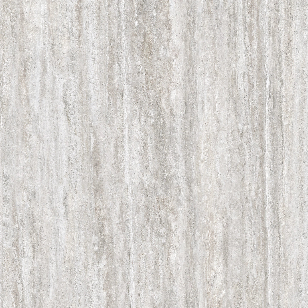 Saime Ceramiche, Travertino - Veincut Grigio, Lucido, 120x120cm, 9.00mm, Rett.