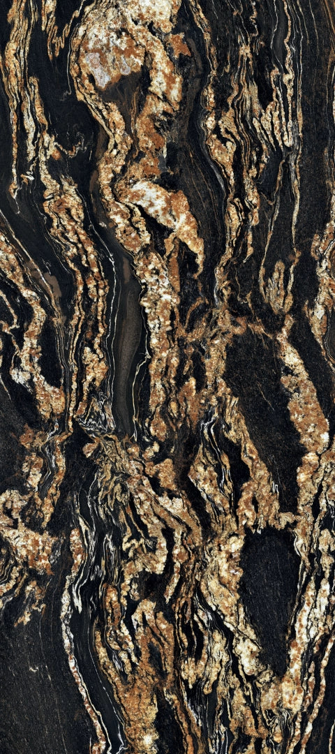Desvres Ariana, Nobile - 0008687 - Black Taurus, Lux, 120x280cm, 6.00mm, Rett.