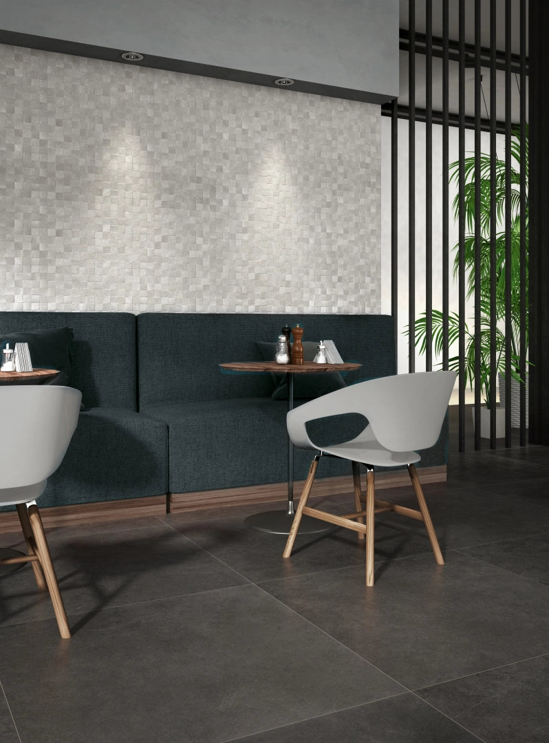 Panaria Ceramica, Prime Stone - PGHPM11 - Black Prime, Strutturato, 45x90cm, 20.00mm, Rett.